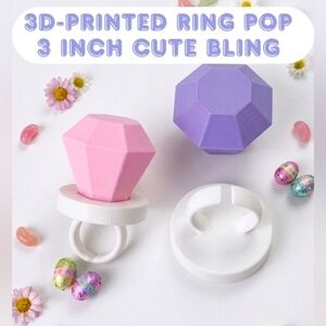 3d Printed Ring Pop Bling Toy
